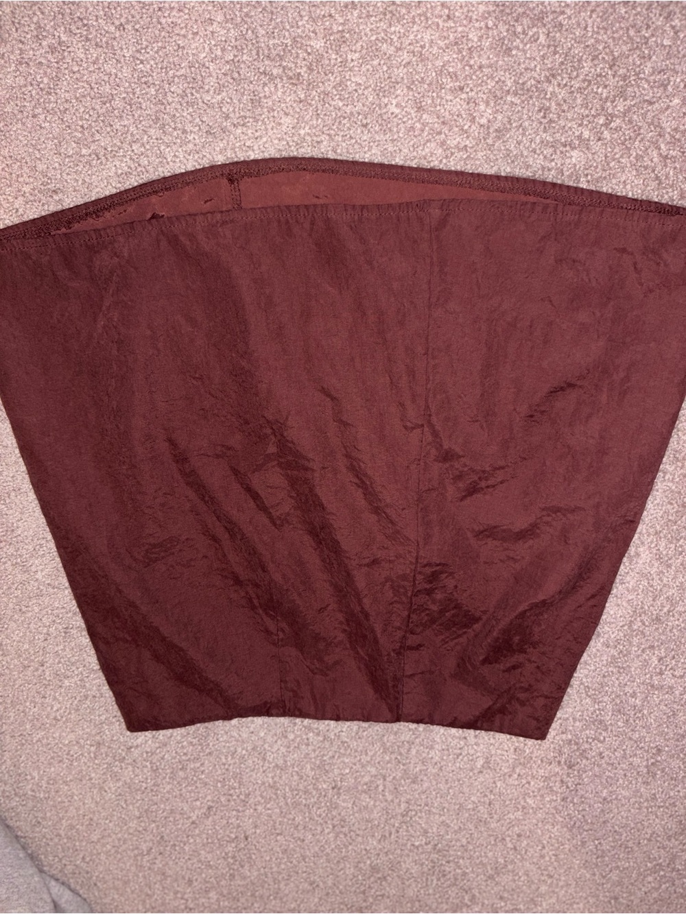 Princess Polly Maroon Mini Skirt